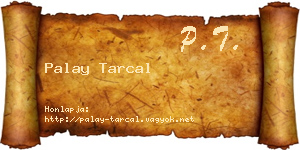 Palay Tarcal névjegykártya